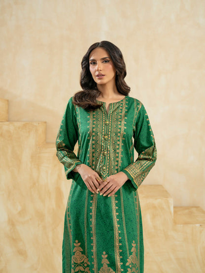 2 Piece Lawn Suit-Paste-Print (Pret)