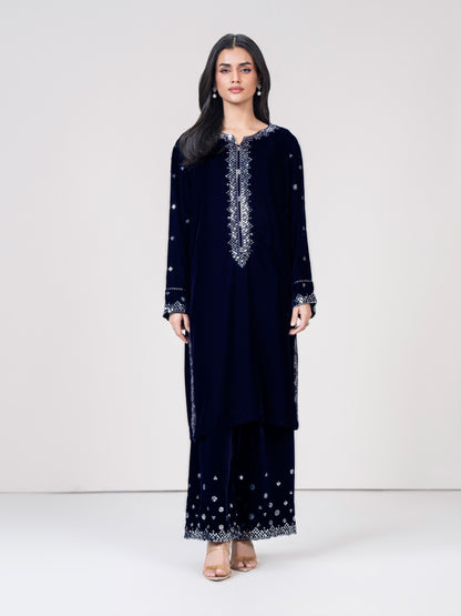 2 Piece Velvet Suit (Pret)