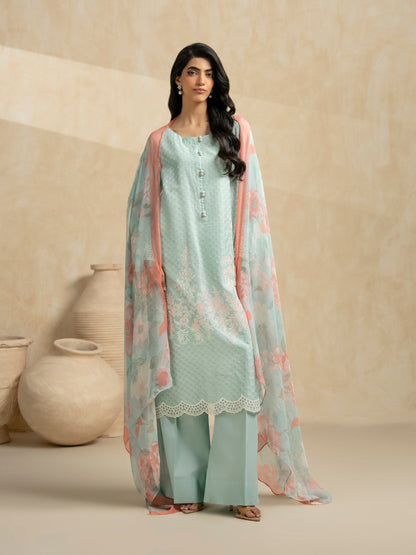 3 Piece Lawn Suit-Embroidered (Pret)