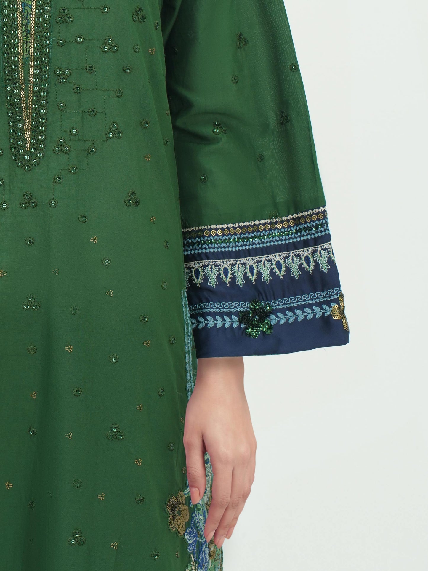 3 Piece Lawn Suit- Embroidered (Pret)