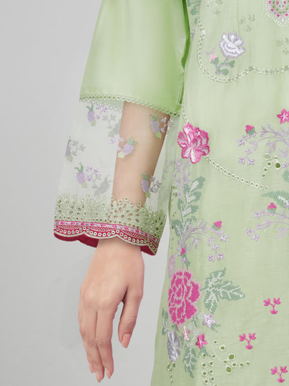 3 Piece Lawn Suit- Embroidered (Pret)