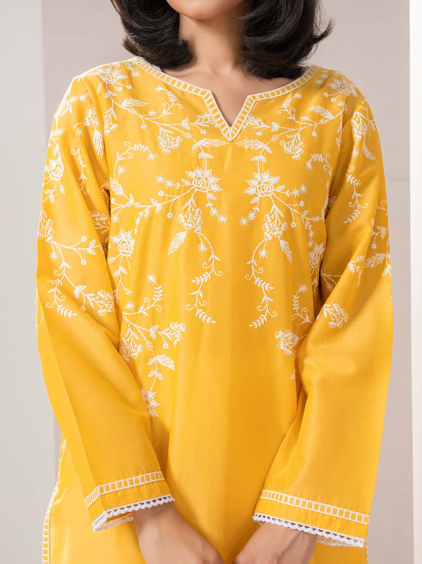 Lawn Shirt-Embroidered (Pret)