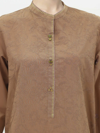 2 Piece Cambric Suit- Embroidered (Pret)