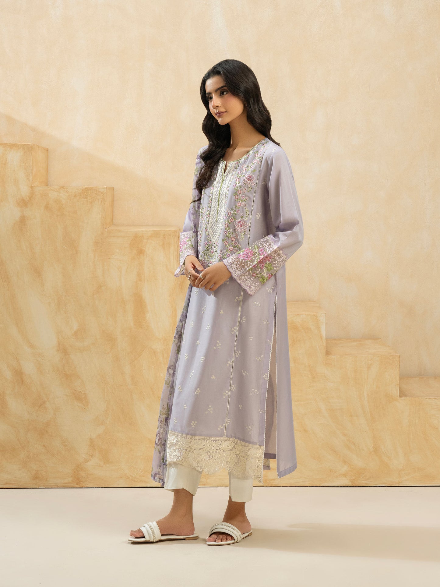 2 Piece Lawn Suit-Embroidered (Pret)