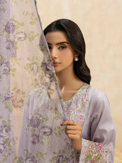 2 Piece Lawn Suit-Embroidered (Pret)