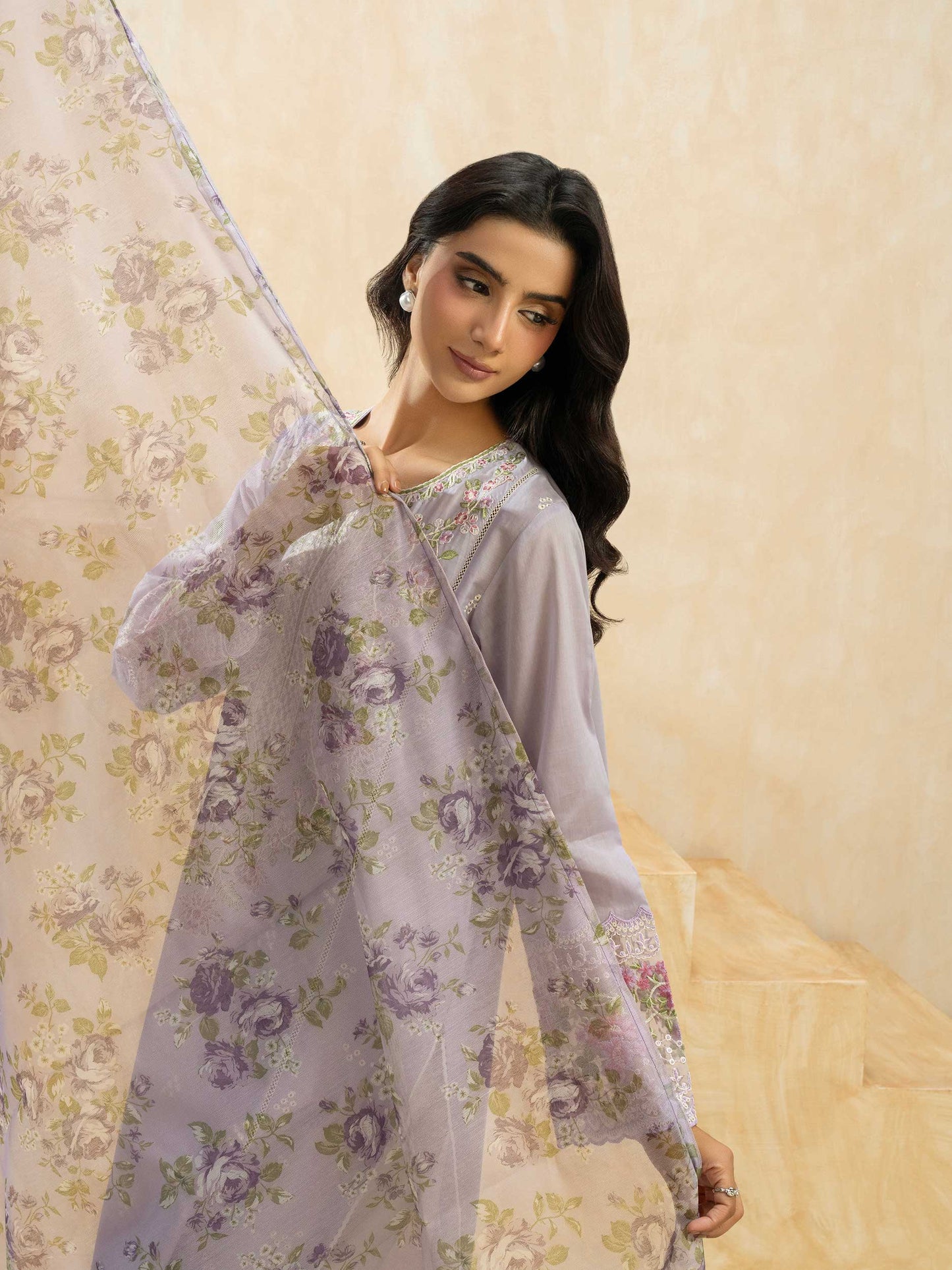 2 Piece Lawn Suit-Embroidered (Pret)