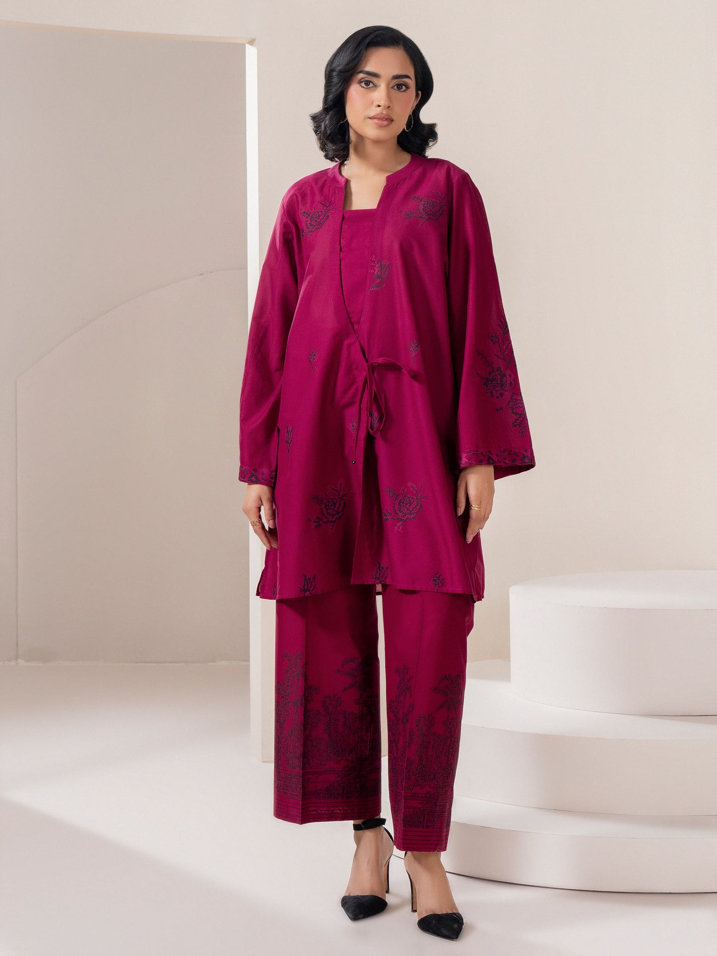 2 Piece Lawn Suit-Embroidered (Pret)