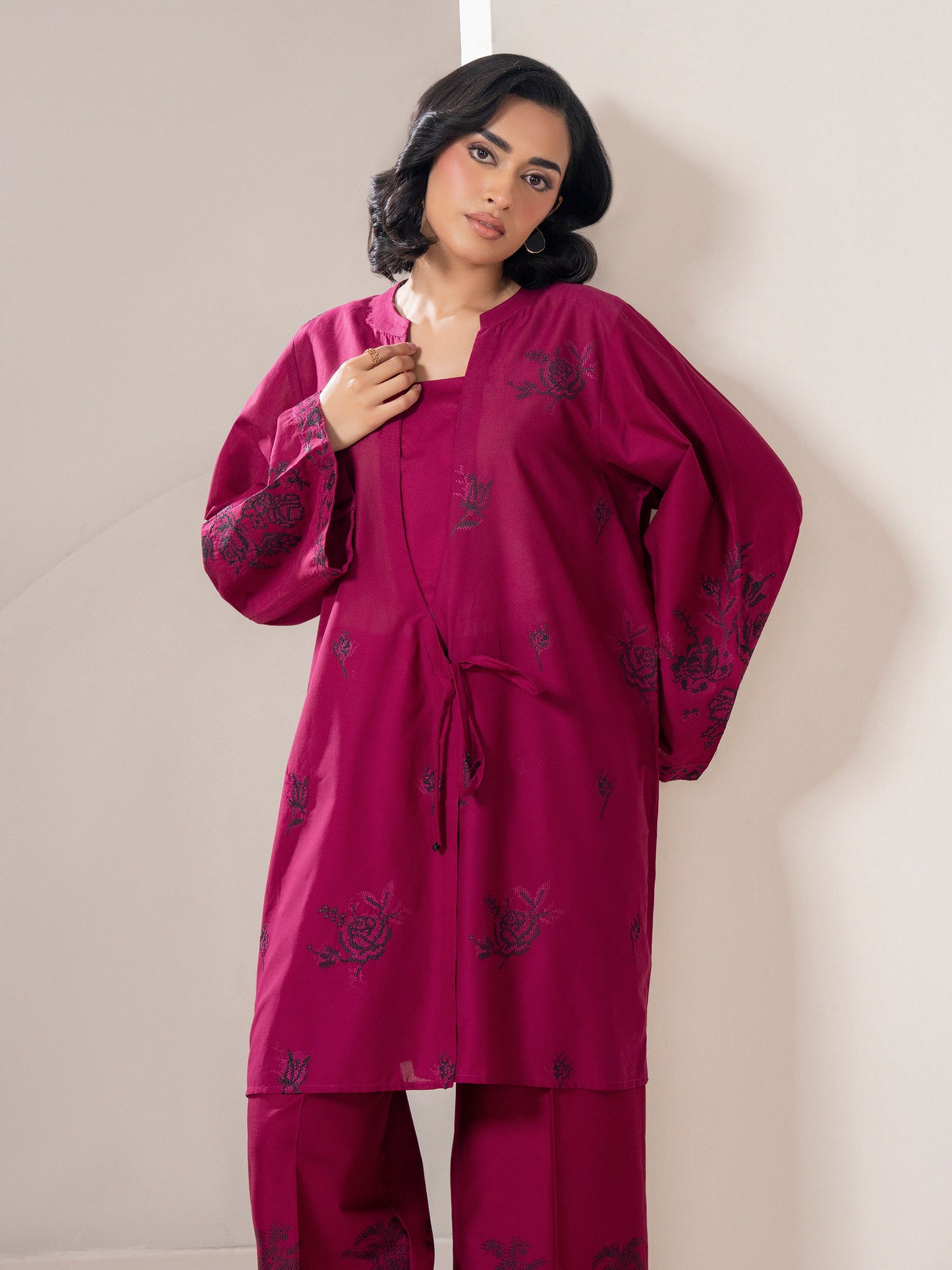 2 Piece Lawn Suit-Embroidered (Pret)