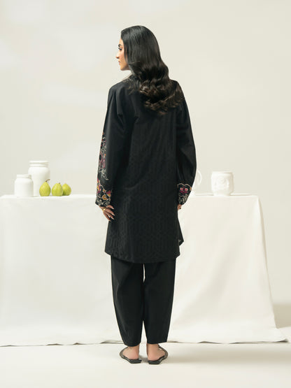 2 Piece Jacquard Suit-Embroidered (Pret)