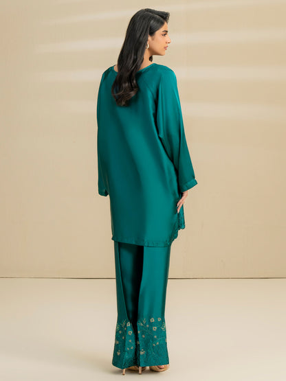 2 Piece Silk Suit-Embroidered (Pret)