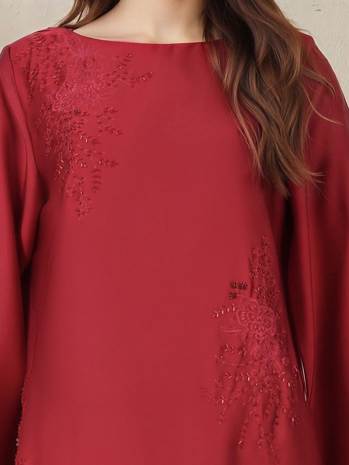 2 Piece Premium Silk Suit- Embroidered (Pret) WINTER ARTICLE