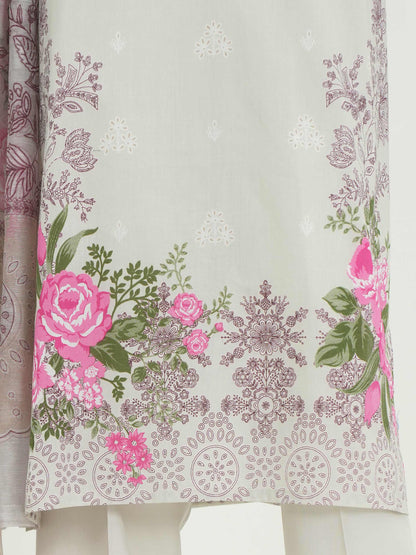 3 Piece Lawn Suit- Embroidered (Pret)