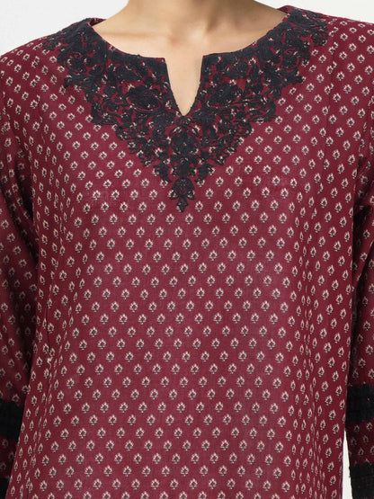 2 Piece Lawn Suit- Embroidered (Pret)