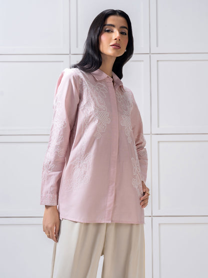 Cambric Top-Embroidered (Pret)