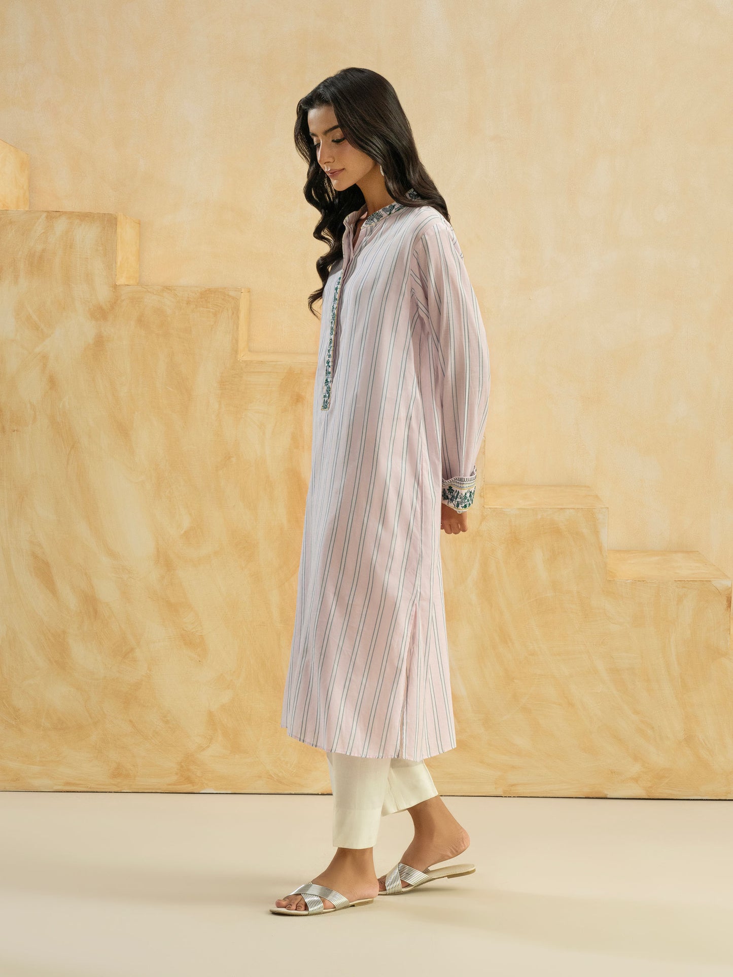 Yarn Dyed Shirt-Embroidered (Pret)