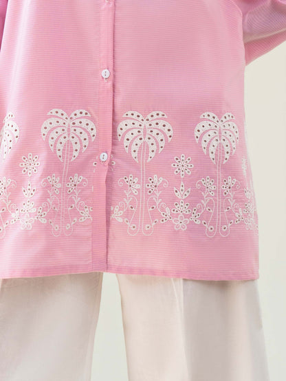 Embroidered Grip Top