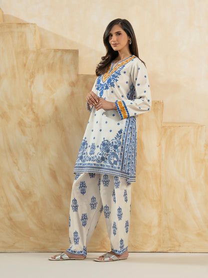 2 Piece Lawn Suit-Embroidered (Pret)