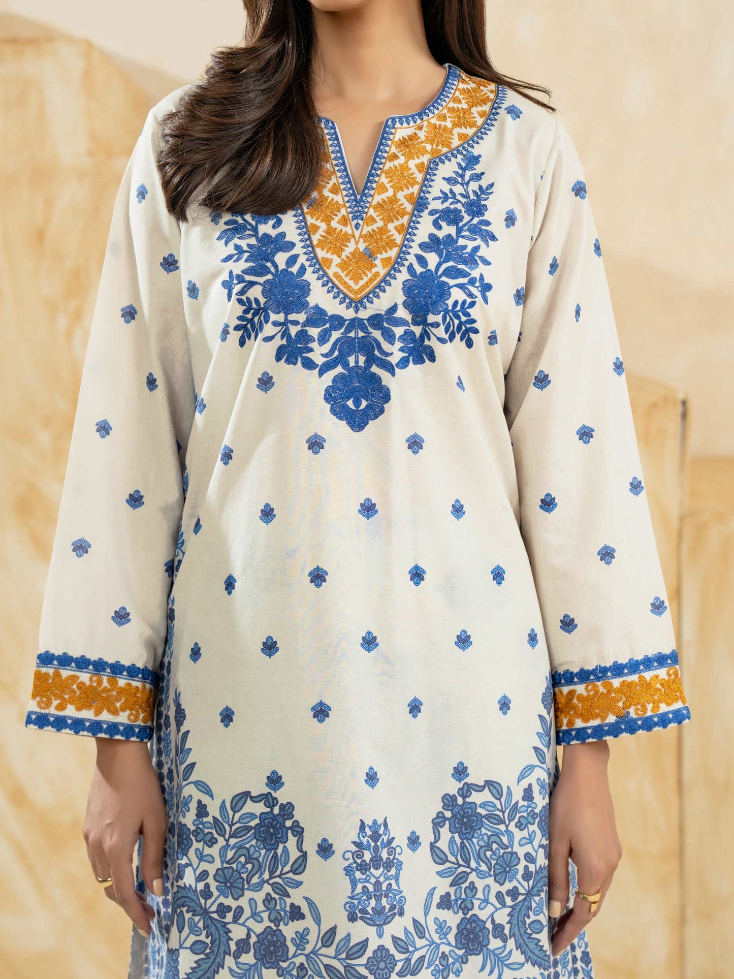 2 Piece Lawn Suit-Embroidered (Pret)