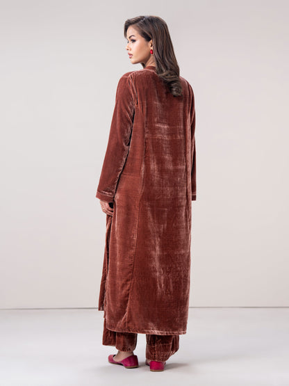 2 Piece Velvet Suit (Pret)
