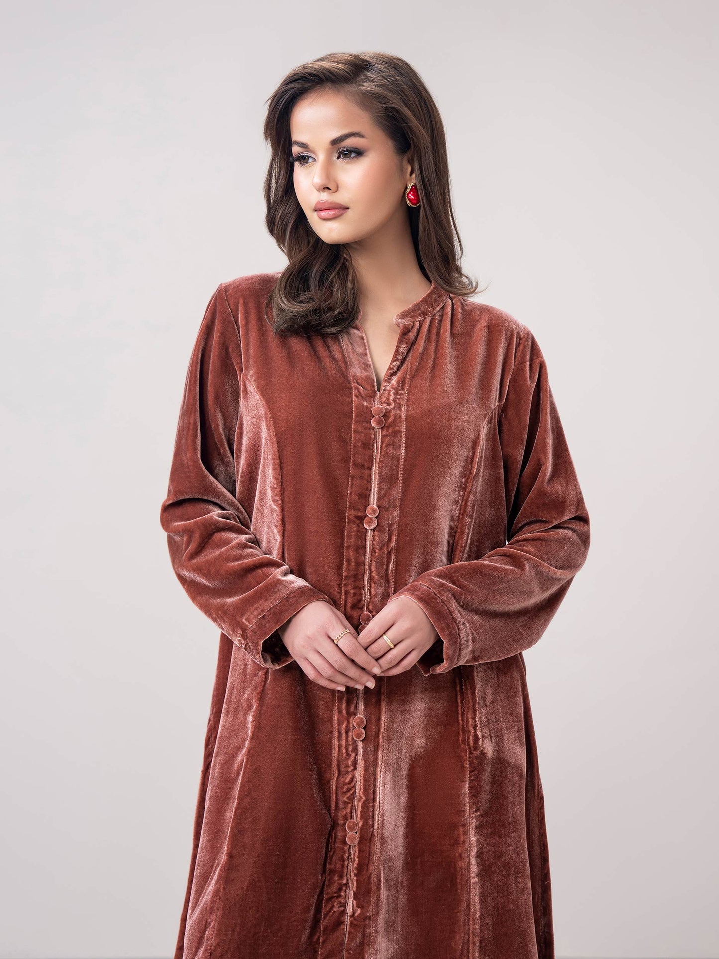 2 Piece Velvet Suit (Pret)