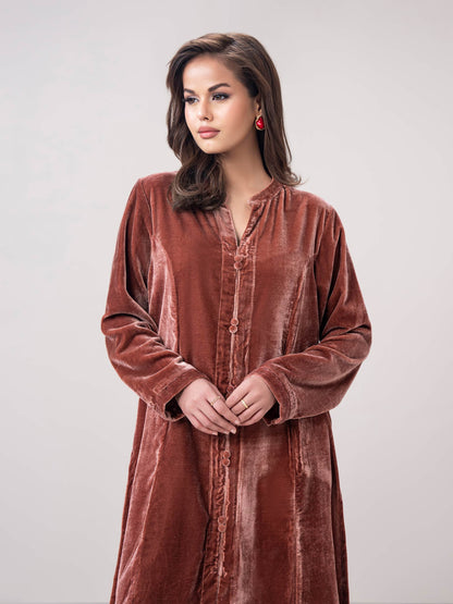 2 Piece Velvet Suit (Pret)