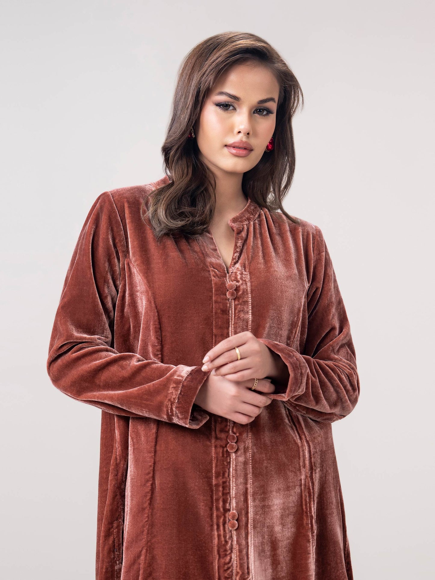 2 Piece Velvet Suit (Pret)