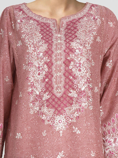2 Piece Lawn Suit- Embroidered (Pret)