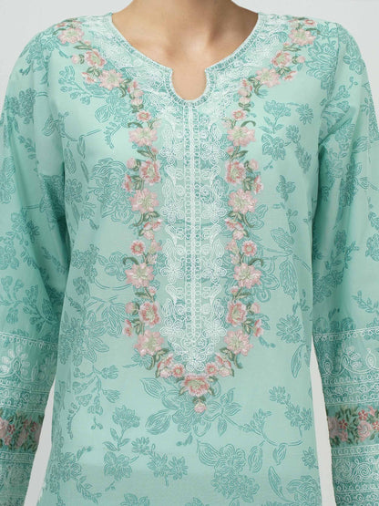 2 Piece Lawn Suit- Embroidered (Pret)
