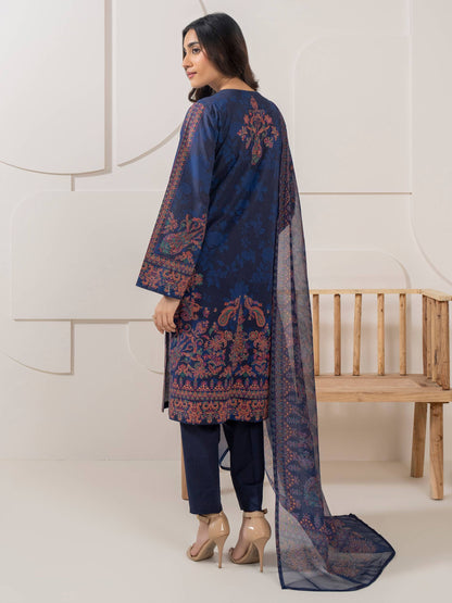 3 Piece Lawn Suit-Embroidered  (Pret)