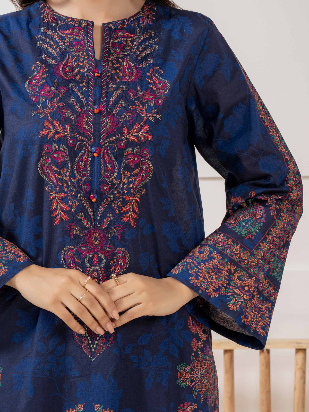 3 Piece Lawn Suit-Embroidered  (Pret)
