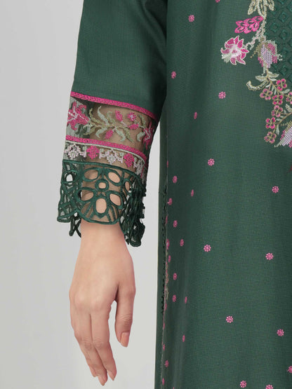 3 Piece Lawn Suit- Embroidered (Pret)