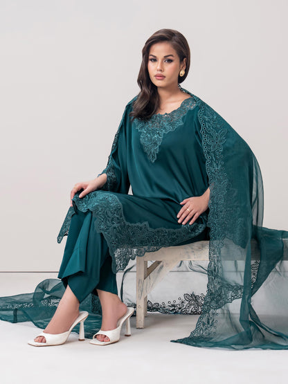 3 Piece Grip Suit- Embroidered (Pret)