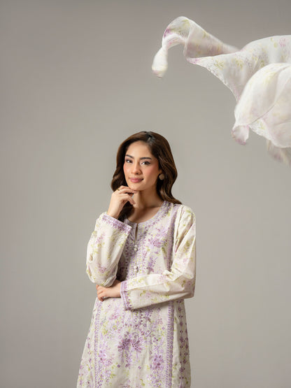 3 Piece Lawn Suit-Embroidered (Pret)