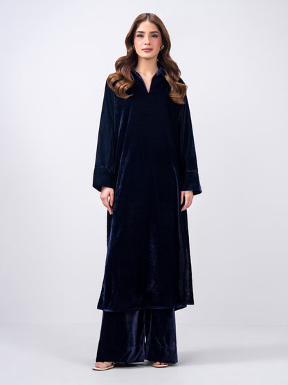 2 Piece Velvet Suit (Pret)