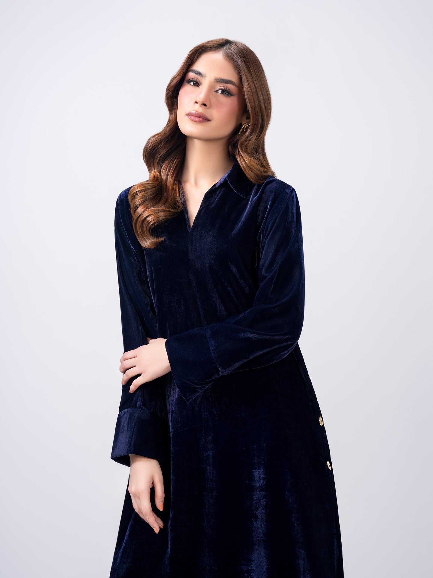 2 Piece Velvet Suit (Pret)