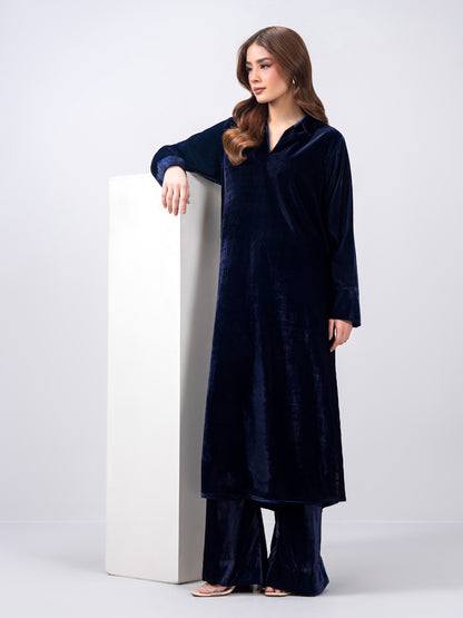 2 Piece Velvet Suit (Pret)