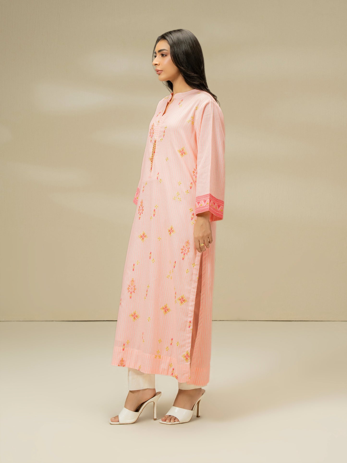 Yarn Dyed Shirt-Embroidered (Pret)