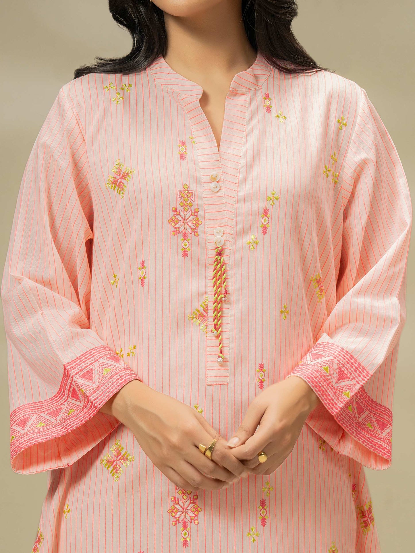 Yarn Dyed Shirt-Embroidered (Pret)