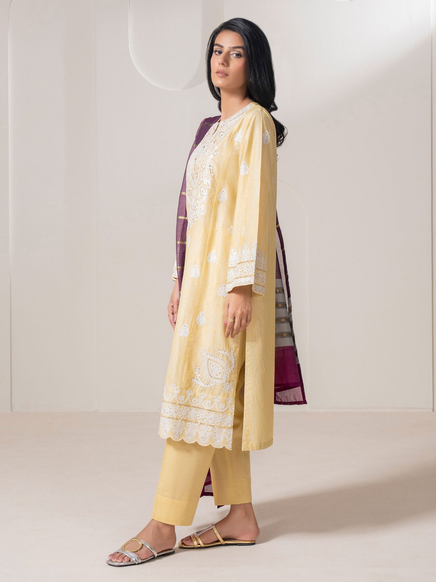 3 Piece Lawn Suit-Embroidered (Pret)