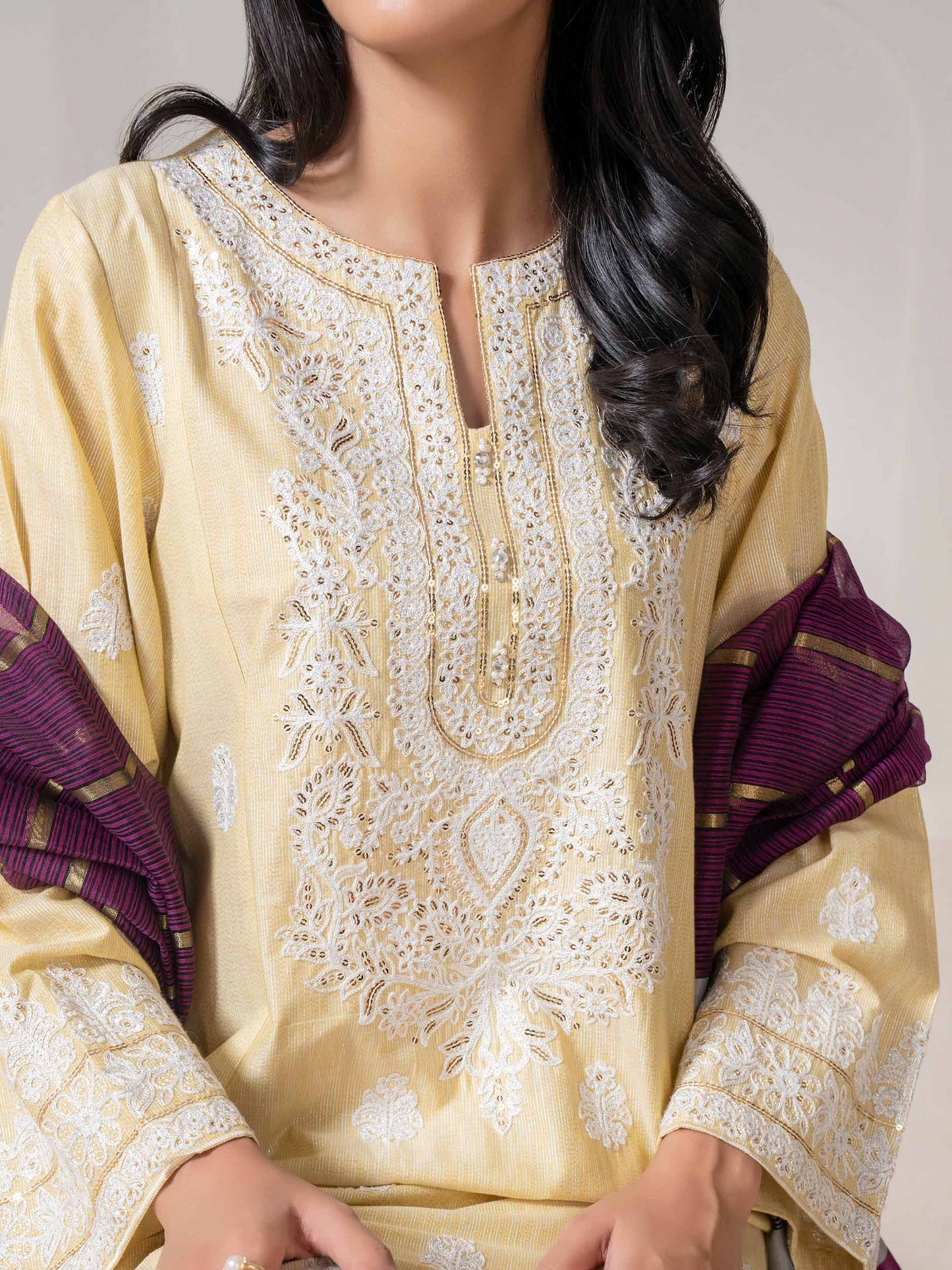 3 Piece Lawn Suit-Embroidered (Pret)