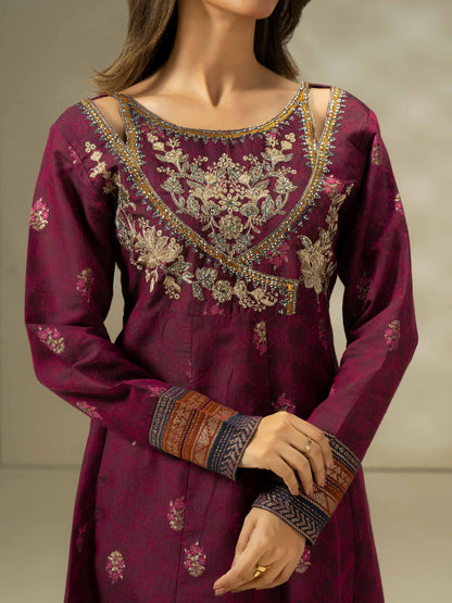 Jacquard Shirt-Embroidered (Pret)