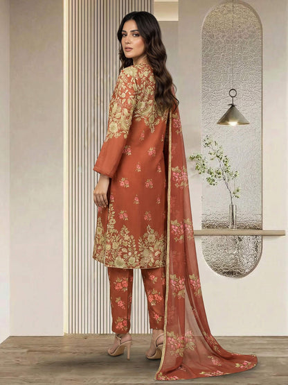 3 Piece Lawn Suit (Pret)