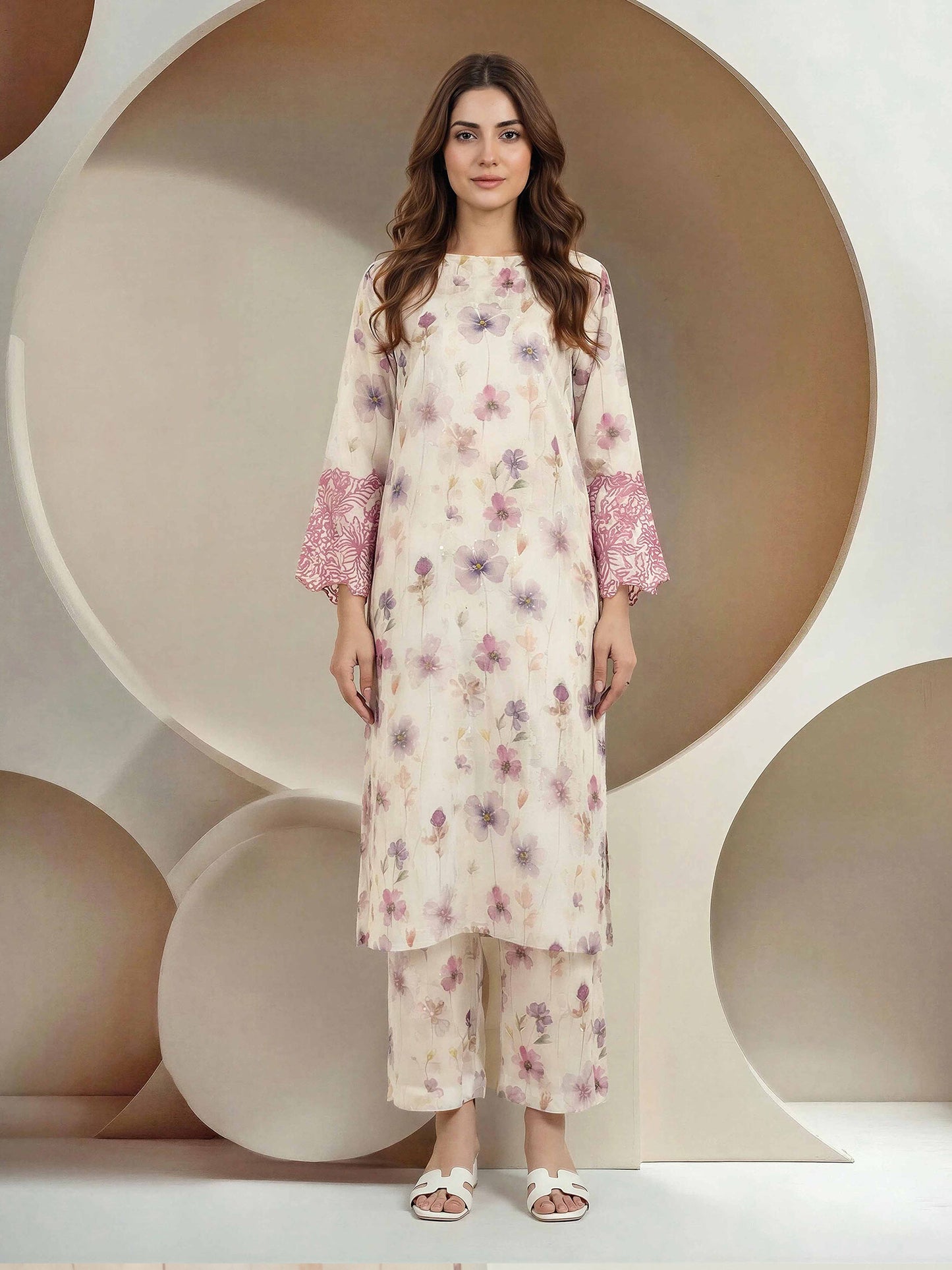 2 Piece Grip Suit- Embroidered (Pret)