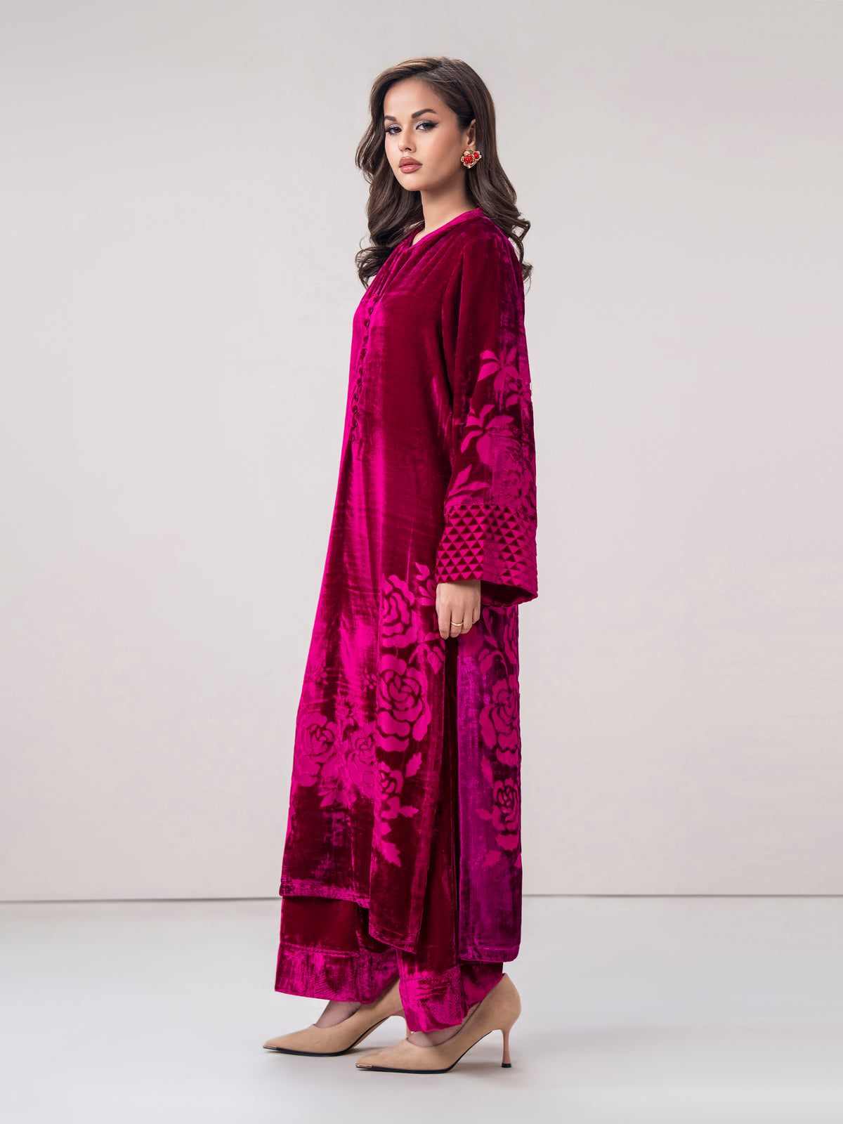 2-Piece Velvet Suit