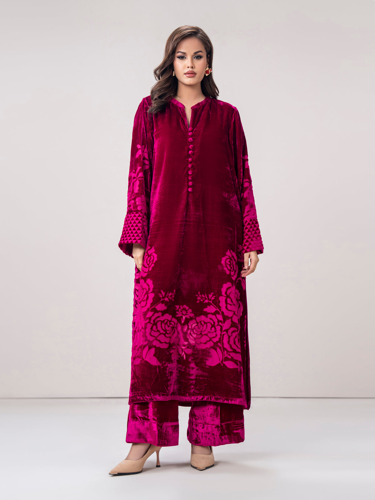 2-Piece Velvet Suit