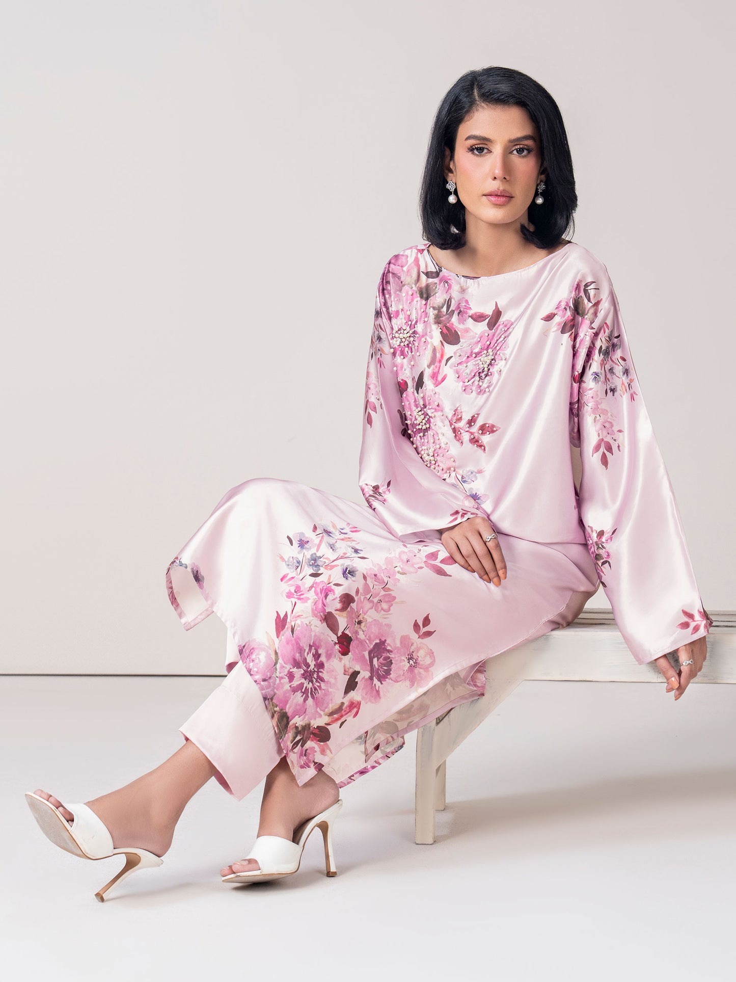 2 Piece Silk Suit (Pret)