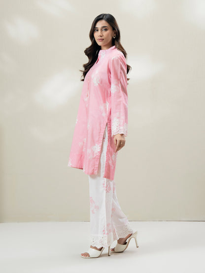 2-Piece Cambric Suit-Embroidered (Pret)