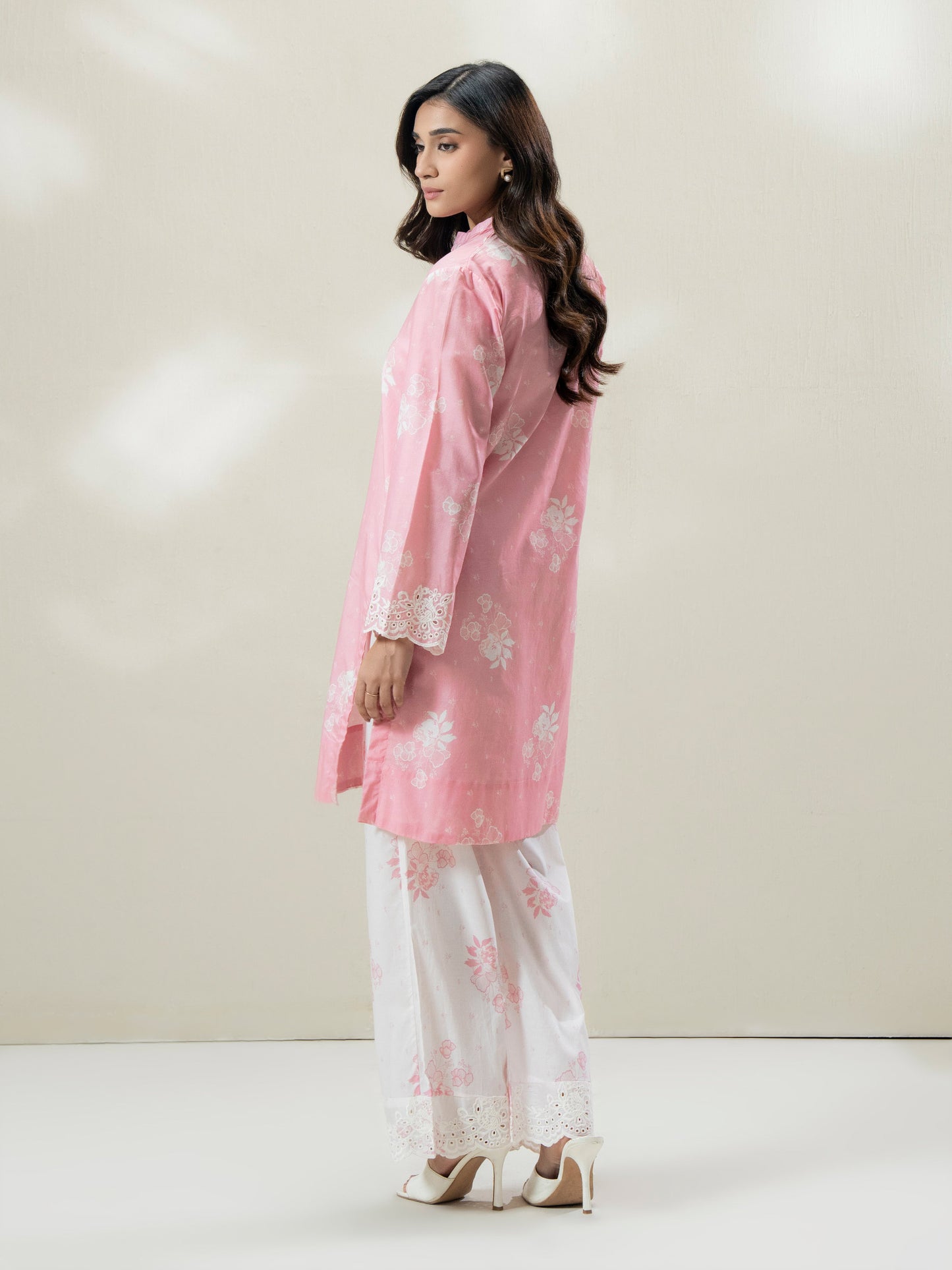 2-Piece Cambric Suit-Embroidered (Pret)