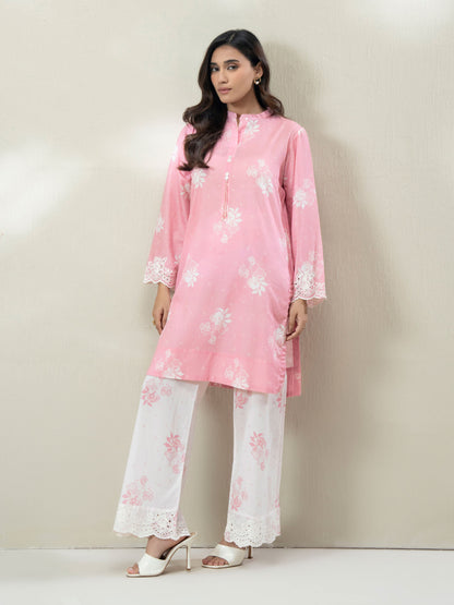 2-Piece Cambric Suit-Embroidered (Pret)