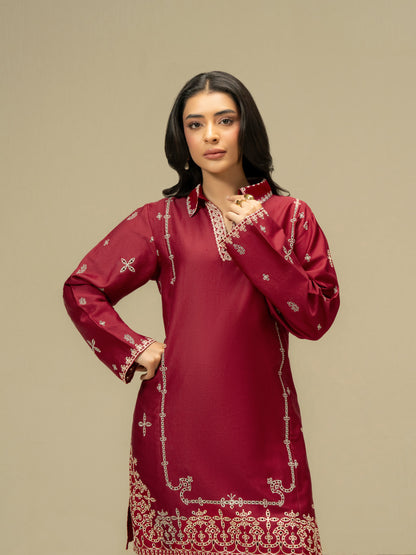 Satin Co-ord-Embroidered